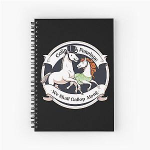 Colin Bridgerton Quote We Shall Gallop Along Spiral Notebook