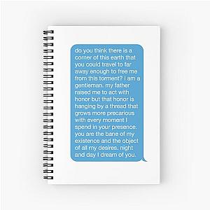 Anthony Bridgerton Speech Spiral Notebook