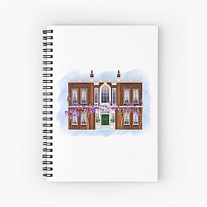 Bridgerton House with Wisteria Spiral Notebook