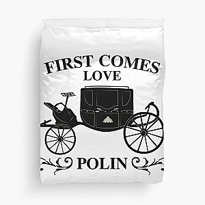 First Comes Love Polin Carriage Bridgerton Netflix Duvet Cover