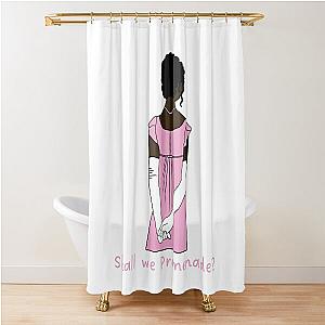 Shall We Promenade - A Bridgerton Love Story Shower Curtain