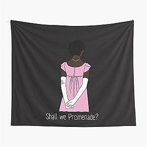 Shall We Promenade - A Bridgerton Love Story Tapestry