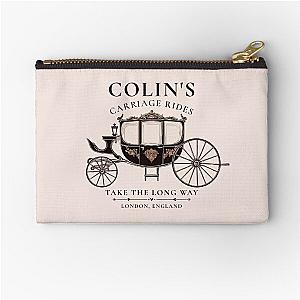 Colin Bridgerton's Carriage Rides - Chic London Design Zipper Pouch