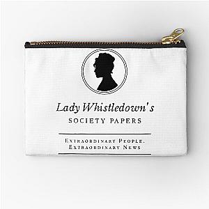 Lady whistledown bridgerton  Zipper Pouch