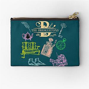 Bridgerton Necessities Design Zipper Pouch