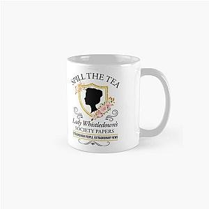 Bridgerton Spill The Tea Lady Whistledown's Society Papers floral Classic Mug