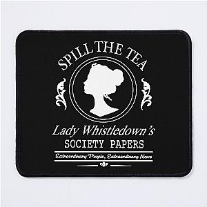 Spill The Tea Lady Whistledown's Vintage Bridgerton Mouse Pad