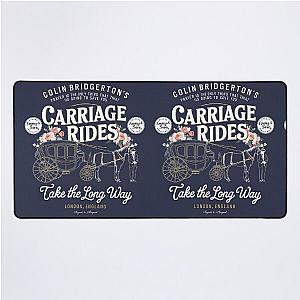 Colin Bridgerton's Carriage Rides - Chic London Desk Mat