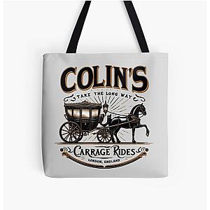 Colin's Bridgerton Style Carriage Rides - Chic London Art Bridgerton Polin All Over Print Tote Bag