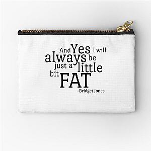 Bridget Jones fat Zipper Pouch