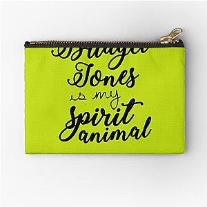 Bridget Jones Is My Spirit Animal Relaxed Fit T Shirt Zipper Pouch