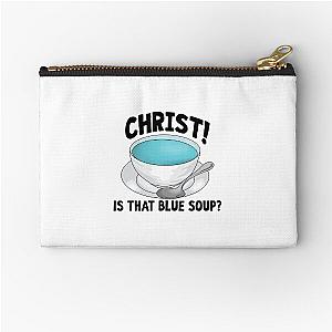 Christ is that blue soup?  Bridget Jones' Diary zipper pouch.