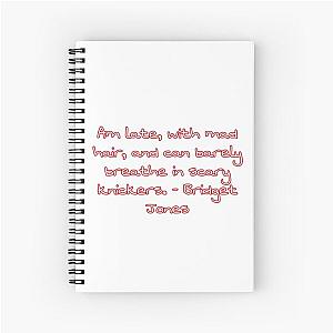 Bridget Jones Spiral Notebook