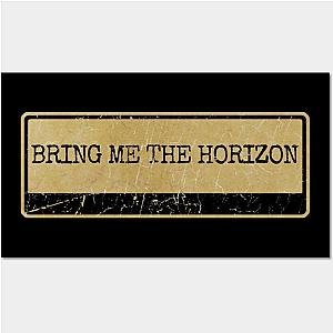 Aliska text black retro - bring me the horizon Poster TP0509