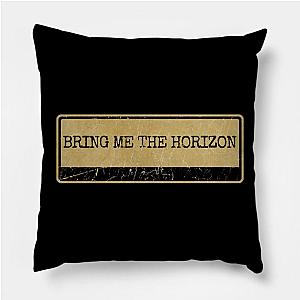 Aliska text black retro - bring me the horizon Pillow TP0509