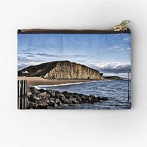 Dramatic West bay cliffs and Broadchurch Zipper Pouch