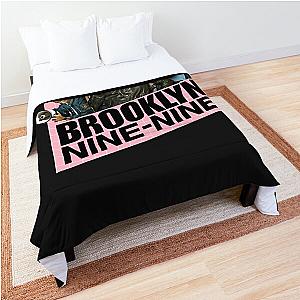 Brooklyn nine nine pink logo Comforter