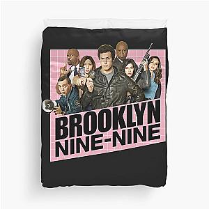 Brooklyn nine nine pink logo Duvet Cover