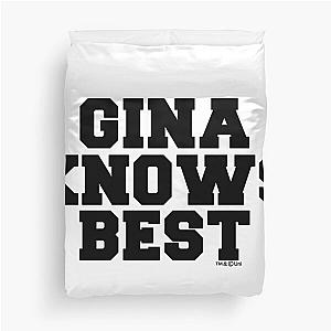 brooklyn 99 merch Brooklyn Nine Nine Gina Knows Best Duvet Cover