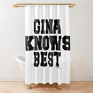 brooklyn 99 merch Brooklyn Nine Nine Gina Knows Best Shower Curtain