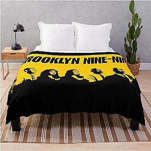 Brooklyn Nine Nine Tv Show Yellow stencil Wallpaper Poster design  Throw Blanket