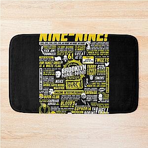 Brooklyn Nine Nine T-ShirtWise Words of the Nine-Nine Bath Mat