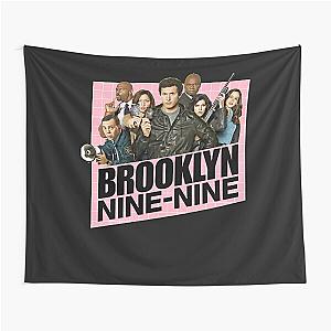 Brooklyn nine nine pink logo Tapestry