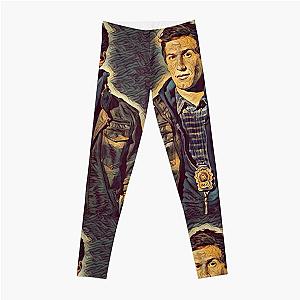 Jake peralta Brooklyn nine nine digital painting Leggings