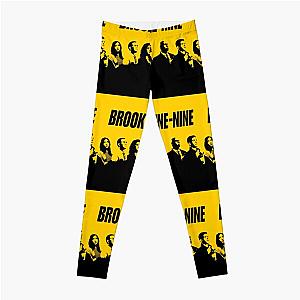 Brooklyn Nine Nine Tv Show Yellow stencil Wallpaper Poster design  Leggings