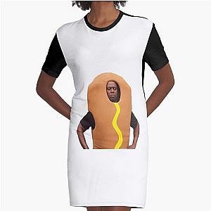 Brooklyn Nine Nine Hot Dog Holt Graphic T-Shirt Dress