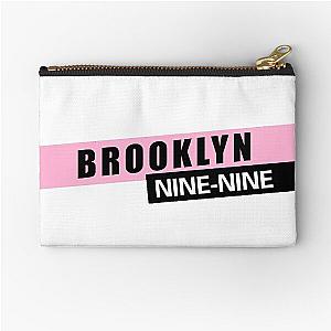 BROOKLYN NINE NINE - PINK & BLACK LOGO Zipper Pouch