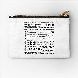 Brooklyn Nine Nine Quote Zipper Pouch