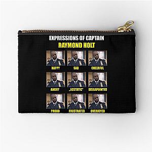 Expressions Of Raymond Holt - Brooklyn Nine Nine Zipper Pouch