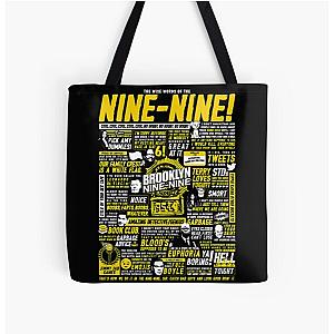 Brooklyn Nine Nine T-ShirtWise Words of the Nine-Nine All Over Print Tote Bag