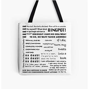 Brooklyn Nine Nine Quote All Over Print Tote Bag