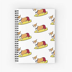 Cheddar on a Surfboard Brooklyn Nine Nine Sticker Spiral Notebook