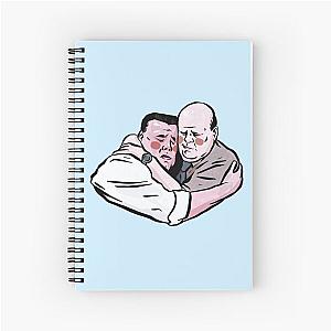 Scully and Hitchcock hugging brooklyn nine nine Spiral Notebook