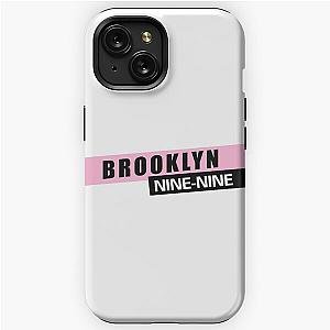 BROOKLYN NINE NINE - PINK & BLACK LOGO iPhone Tough Case