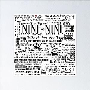 Brooklyn Nine Nine Memorable Quotes Poster