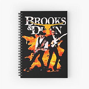 Brooks And Dunn, Country Fan Merchandise, Classic Country Band Spiral Notebook