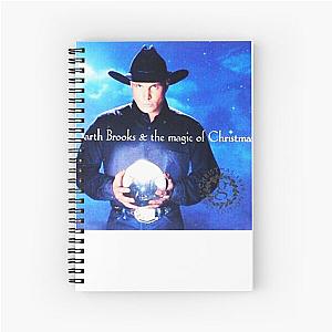 Garth Brooks & The Magic of Christmas Songs Spiral Notebook