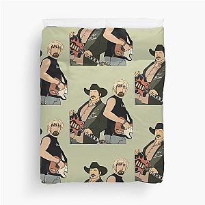 Brooks and Dunn Country Duo Throwback Silhouette Duvet Cover