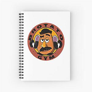 Brotato Gym Tonya Lovell Transparent Spiral Notebook