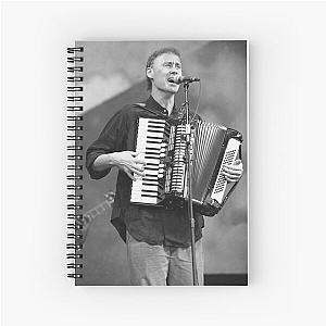 Bruce Hornsby - BW Photograph Spiral Notebook