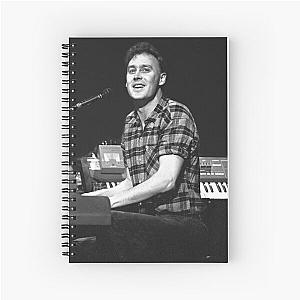 Bruce Hornsby - BW Photograph Spiral Notebook