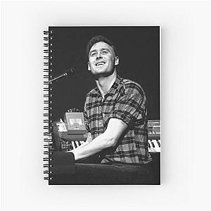 Bruce Hornsby - BW Photograph Spiral Notebook