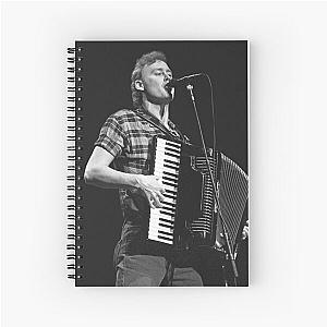 Bruce Hornsby - BW Photograph Spiral Notebook