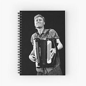 Bruce Hornsby - BW Photograph Spiral Notebook