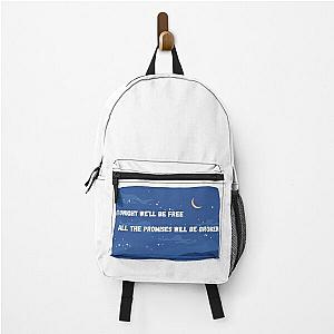 Bruce Springsteen - Thunder Road Lyrics Backpack RB1608