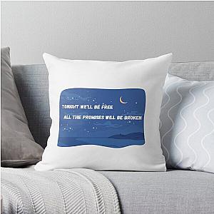 Bruce Springsteen - Thunder Road Lyrics Throw Pillow RB1608